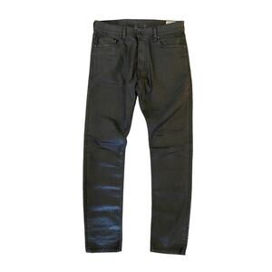 Diesel Tepphar Slim Skinny Carrot Coated Men's Jeans Black